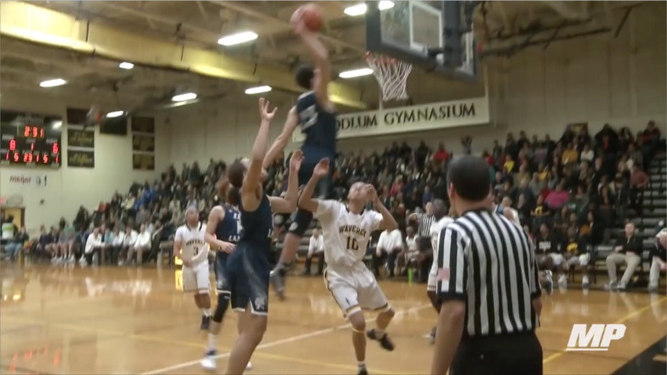 Follow-up dunk followed by block