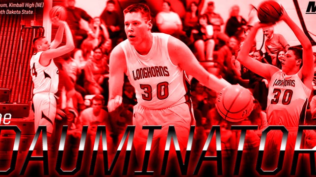 High school footage of South Dakota State's Mike Daum.