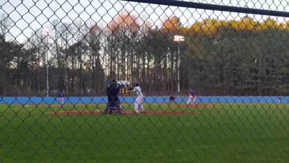 David Nixon, 3-2-17, triple to RF and 1 RBI