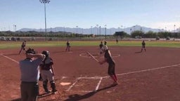 Heritage Academy's Mikayla Rojas homers against Desert Heights