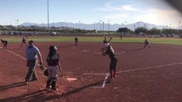 Heritage Academy's Mikayla Rojas homers against West Phoenix High