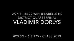Vladimir Dorlys vs Labelle District 5A Quarterfinal