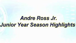 2016 NCP Panthers #11 WR Andre Ross Jr. Junior Season Highlights
