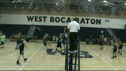 2017 - Varsity Vball - PBC vs West Boca Match - Team Highlights