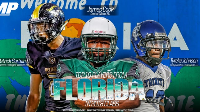 These are the top 10 players from Florida in the 2018 class according to 247sports player composite rankings as of May 10, 2017.