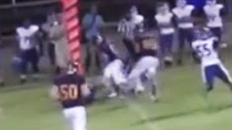 Running back spins out of tackle for score