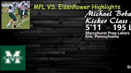 Michael Bobak's K/P highlights Eisenhower High School