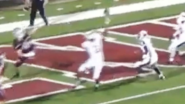 The Ohio State commit Josh Proctor of Owasso (OK) shows how it's done with his 103-yard pick 6.
