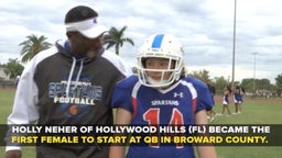 Female QB in Florida makes history