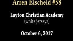 Arren Eischeid, #58, Oct 6 2017