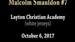 Malcolm Smauldon, #7, Oct 6 2017