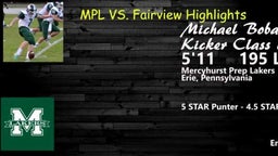 Kickaction Mercyhurst vs Fairview