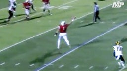 Linebacker with acrobatic one-handed pick-six