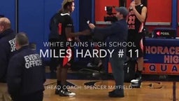 White Plains HS Jr Miles Hardy # 11