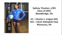 #1 - Sydney Thaxton, Class of 2021