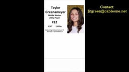 Taylor Greenameyers Volleyball Video