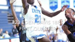 Sophomore Eden Davis Scores 18 First Quarter Points Against Polytech