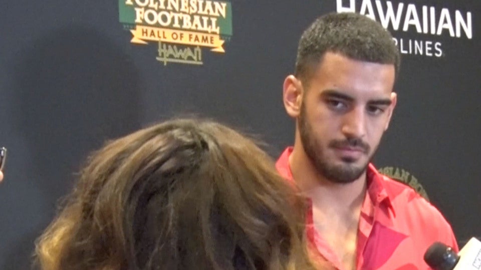 Interview with Marcus Mariota at The Polynesian Football Hall of Fame Dinner