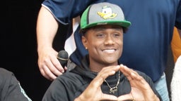 Future University of Oregon wide receiver Isaah Crocker signs letter of intent