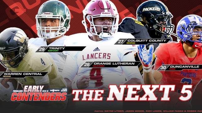 Zack Poff takes a look at the first five teams out the Top 25 Early Contenders.