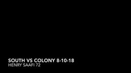 Colony vs. South 8/10/18