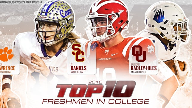 Zack Poff takes a look at 10 freshmen who should have an immediate impact during their first year of college football.
