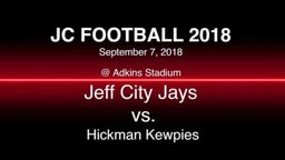 Jeff City Jays vs Hickman 9/7/2018