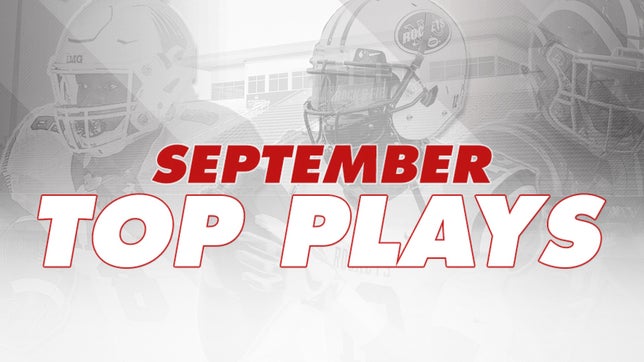 Steve and Chris break down the 10 best high school football plays in the country from all of September.