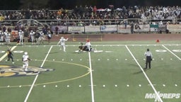 Michigan recruit Zach Koone using his teammates head for a touchdown