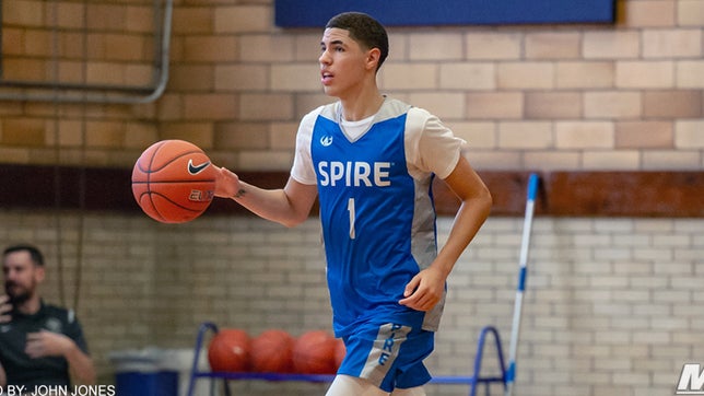 For the first time since March of 2017, LaMelo Ball made his return to the hardwood for Aspire Institute in Geneva, Ohio in front of a capacity crowd.
