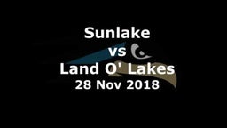 Sunlake beats Land O Lakes 2-1 (28 Nov 18)