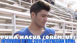 Puka Nacua interview at the Polynesian Bowl