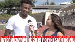 2019 LSU signee Marcel Brooks interview at the Polynesian Bowl