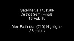 Satellite vs Titusville - Alex Pattinson Highlights