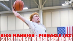 Nico Mannion goes off for 42 points in semifinals
