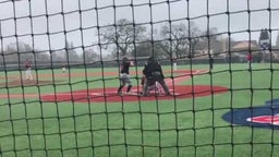 Jordan Gass - Hits Double vs Cardinal Newman