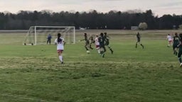 Goal in the Hartsville vs Emmanuel Christian School Game