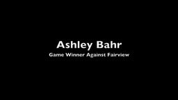 Ashley Bahrs Game Winner