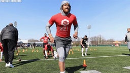 Aaron Donald's nephew is a beast