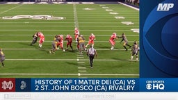 CBS HQ - No. 1 Mater Dei vs. No. 2 St. John Bosco breakdown