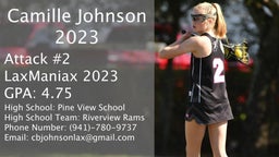 Camille Johnson- 2023- Navy Rivalry Challenge & IWLCA Debut - November 2019