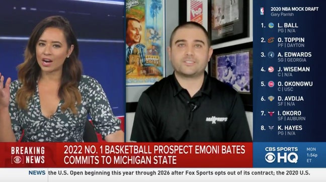 Zack Poffs joins Amanda Guerra on CBS HQ to talk about the top recruit in the Class of 2022 committing to Michigan State.