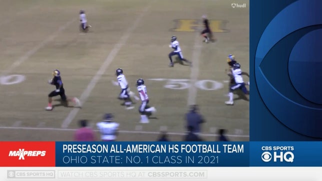 MaxPreps' National Football Editor Zack Poff joins Chris Hassel on CBS HQ to break down 2021 Ohio State commit TreVeyon Henderson's selection on the first team.