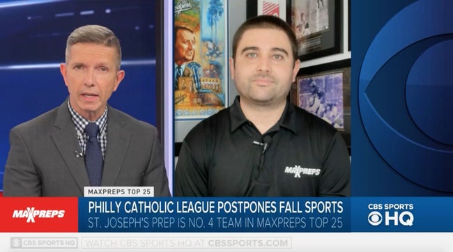 Zack Poff joins Jeremy St. Louis on CBS HQ to talk about how the Philadelphia Catholic League announcing its move to the spring affects No. 4 St. Joseph's Prep.