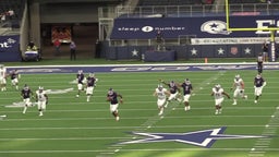 Texas commit Ja'Tavion Sanders with one-handed pick-six for Denton Ryan