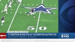 No. 17 Denton Ryan vs. No. 29 Denton Guyer preview in huge Texas high school football showdown