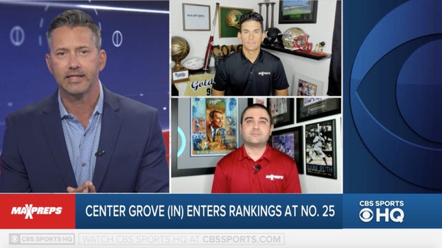 Steve Montoya and Zack Poff join Todd Grisham on CBS HQ and take a look at the only new team to join this week's MaxPreps Top 25 - Center Grove (IN).
