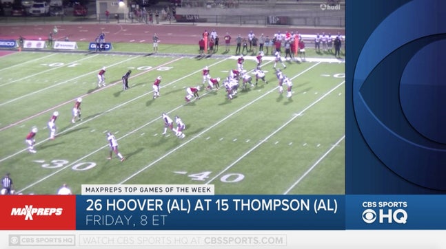 Steve Montoya and Zack Poff take a look at the biggest regular season game of the year between No. 15 Thompson and No. 26 Hoover. Both are 9-0 on the season.
