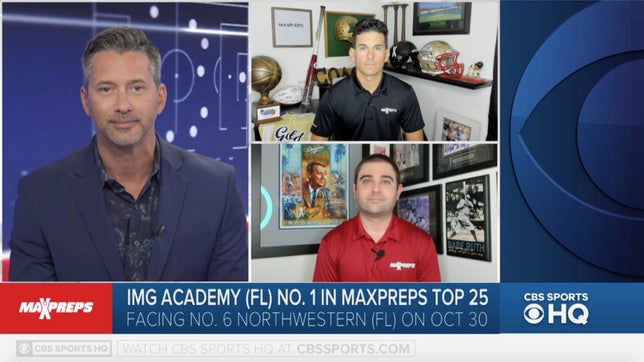 Steve Montoya and Zack Poff join Todd Grisham on CBS HQ to break down one of the biggest games of the year between No. 1 IMG Academy (FL) and No. 6 Northwestern (FL).