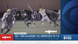 Top 25 high school football rankings // No. 1 IMG Academy adds another statement win